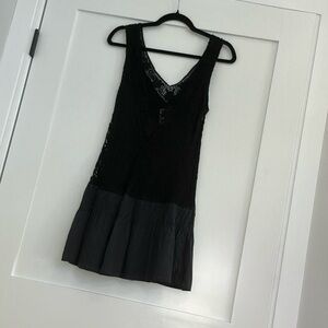 Black Free People sleeveless dress.